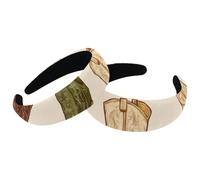 2 fasce larghe per capelli, stivali da cowboy selvaggi western, senza cuciture, imbottite, spesse, elastiche, graziose, fasce per capelli a turbante