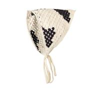 2 fasce per capelli a maglia da donna, triangolari, per ragazze, donne