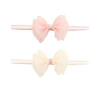 2 Fasce Per Capelli Con Fiocco, Fasce Per Capelli In Chiffon, Accessori Per Capelli Per Bambini, Fasce Per Neonati Carine, Accessori Per Abbigliamento