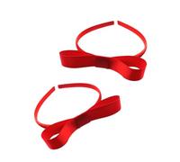 2 fasce per capelli con fiocco rosso in raso rosso, accessorio per costume da principessa, accessorio per costume da principessa, ispirato ai personaggi del film, per ragazze