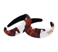 2 fasce per capelli da donna, antiscivolo, cowboy selvaggi West con cavalli, rodeo, graziose, fasce per capelli spesse e larghe, accessori per capelli