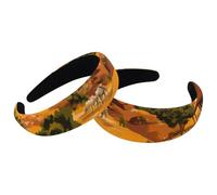 2 fasce per capelli da donna, antiscivolo, vintage, western, cowboy, montagna, paesaggio, graziose, fasce per capelli, capelli spessi, accessori per capelli