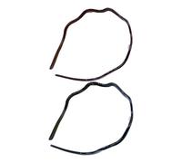 2 fasce per capelli in acetato con design a forma di increspature, comode fasce per capelli antiscivolo, accessori per capelli per adulti e adolescenti, uso quotidiano, donne e bambini, eventi casual