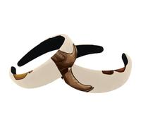 2 fasce per capelli in velluto a turbante con parte superiore larga, per cappelli da cowboy selvaggio West, stivali, senza cuciture, alla moda, fasce elastiche per capelli, da donna, 2 misure
