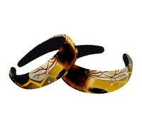 2 fasce per capelli in velluto, alla moda, con ape, elastiche, per donne e ragazze, turbante a punta larga, 2 dimensioni