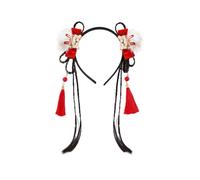 2 fasce per capelli vintage con fiori per bambini, fascia elastica con treccia e toupee, accessori per capelli alla moda per ragazze parrucche trecce ragazze cosplay fascia