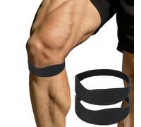 2 fasce per tendini di rotula, per tendine di rotula, regolabili, ginocchiere, ginocchiere, tutore per il ginocchio, per lo sport, per donne, uomini, calcio, pallacanestro, escursionismo, baseball