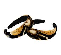 2 fasce spesse imbottite per capelli, stile vintage, con ape, in velluto, per ragazze, donne e uomini