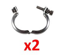 2 Fascette Riparazione Valvola EGR Tubo Scarico 16283J 1,6 HDI