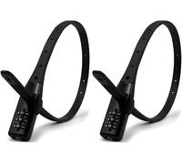 2 fascette stringicavo con codice numerico extra leggero, leggero per una rapida sicurezza, piccolo nucleo in acciaio per lucchetto per bicicletta bambini, bici da corsa, scooter elettrico e
