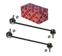 2 Febi Barre Accoppiamento + Dadi Frontale per BMW 3er E46 316 318 320 323 325