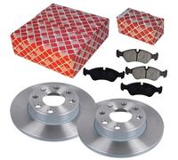 2 Febi Dischi Freno + Pastiglie Freni Anteriori per Renault Rapid Super Twingo