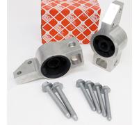 2 Febi Set Cuscinetti Braccio Posteriore Alluminio Blocco per VW Golf IV Audi A3
