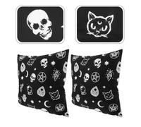 2 federe in stile Halloween, federe decorative a tema Halloween