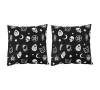 2 federe in stile Halloween, federe decorative a tema Halloween