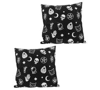 2 federe in stile Halloween, federe decorative a tema Halloween