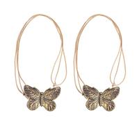 2 fermacravatta per tende con magnete fermagli per clip a farfalla cinghie fissaggio fermagli per tende per finestre fibbie decorazioni per la casa supporti per tende