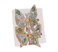 2 fermagli per capelli a farfalla mobili per bambini con fiocco forcina per capelli 3D clip per capelli per ragazze moda copricapo in lega