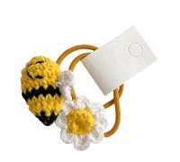 2 fermagli per capelli a forma di api all'uncinetto a tema raccolto creativo festival clip per capelli pin laterale accessorio per acconciature per tutte le età