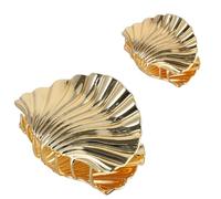 2 fermagli per capelli a forma di conchiglia, color oro, alla moda e carini, adatti per la maggior parte degli stili di capelli, regali adatti per ragazze (9,5 cm e 5,5 cm)