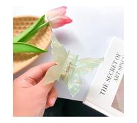 2 fermagli per capelli a forma di farfalla, accessori per capelli, stile francese, retrò, a forma di farfalla, forcine per capelli a spirale, strumenti per lo styling delle donne (verde)