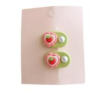2 fermagli per capelli, color caramella, dolci e carini, mini accessori per capelli fatti a mano, colore verde