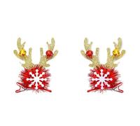 2 fermagli per capelli da principesse, graziosi, graziosi, graziosi, per donne comode e durevoli, uniche forcine natalizie