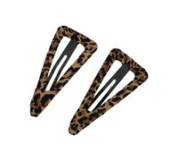 2 fermagli per capelli dal design unico, motivo leopardato, fermaglio per capelli a becco d'anatra per donne giovani alla moda ragazza da indossare tutti i giorni