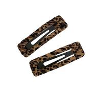 2 fermagli per capelli dal design unico, motivo leopardato, fermaglio per capelli a becco d'anatra per donne giovani alla moda ragazza da indossare tutti i giorni