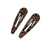 2 fermagli per capelli dal design unico, motivo leopardato, fermaglio per capelli a becco d'anatra per donne giovani alla moda ragazza da indossare tutti i giorni
