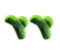 2 fermagli per capelli in pelliccia sintetica, di grandi dimensioni, alla moda, per una tenuta forte e alla moda, per l'inverno