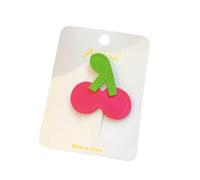 2 fermagli per capelli in tessuto, a forma di frutta a forma di animale, dolci e carini, fatti a mano, con