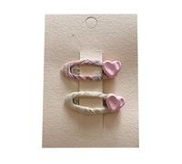 2 fermagli per capelli in tessuto, arcobaleno dolce e carino, mini fermagli per capelli fatti a mano