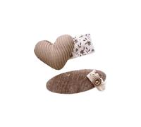 2 fermagli per capelli in tessuto, graziosi e dolci motivi floreali, mini fermagli per capelli fatti a mano beige B