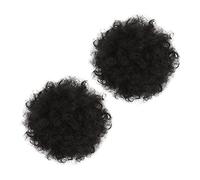 2 fermagli per chignon afro ad alta temperatura, per donne ricci per un look elegante e facile da vestire