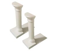 2 fermalibri a colonna romana, fermalibri decorativi vintage per scaffali,