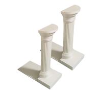 2 fermalibri a colonna romana, fermalibri decorativi vintage per scaffali,