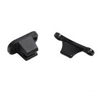 2 fermaporta a T nero per roulotte e fermaporta in plastica con base antiscivolo, 10 x 5 x 5 cm, ecologico