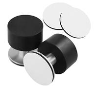 2 fermaporta autoadesivi in acciaio inox con forte adesivo adesivo e 2 adesivi, resistenti fermaporta per pavimento