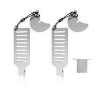 2 fermaporta in acciaio inox, 1 custodia portaoggetti, fermaporta portatile, blocco porta, serratura portatile, serratura antifurto, serratura di sicurezza per hotel