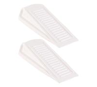 2 fermaporta in PVC anti-collisione antiscivolo decorativi cunei fermaporta morbidi fermaporta posteriori fermo fermo duraturo cuneo supporto anti-collisione