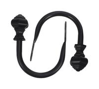 2 fermatende in metallo - Fermatende da parete con decorazione a forma di faro