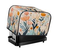 2 fette di copertura per tostapane colorati fiori primaverili piccoli elettrodomestici tostapane copertura antipolvere regali cucina