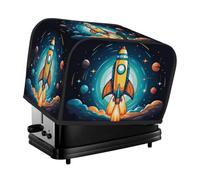 2 Fette Tostapane Copertura Cartoon Rocket Spazio Pianeta Piccolo Elettrodomestico Tostapane Copertura Antipolvere Regali Cucina