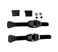 2 fibbie per pattini con chiusura a cricchetto e cinghia micro-regolabile da 150 mm, compatibili con pattini a rotelle in linea e pattini da ghiaccio, per una vestibilità stabile e sicura (stile B)