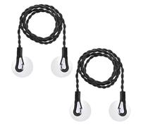 2 fili per bucato da viaggio, filo per bucato retrattile, con ventosa, accessorio da viaggio portatile, adatto per viaggi, campeggio all'aperto