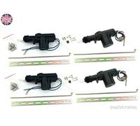 2 Filo Porta Motore / Pop 2x Master & Slave Attuatore Solenoide Central Chiusura