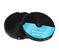 2 filtri a carbone attivo per AEG Electrolux 4055093712 EFF75 Nyttig Fil 400