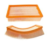 2 filtri a pieghe piatte, compatibili con Kärcher NT 25/1 Ap, NT 35/1 Tact/Te/M, NT 361 Eco/Te/M, NT 45/1 Tact/Te/M, NT 45/1 Tact/Te/M, per filtri aspirapolvere Kärcher 6.904-367.0