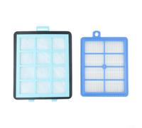2 filtri dell'aria per aspirapolvere FC8760, FC8761, FC8764, FC8766, FC8767, FC8768, FC8769, set completo di aspirazione e scarico